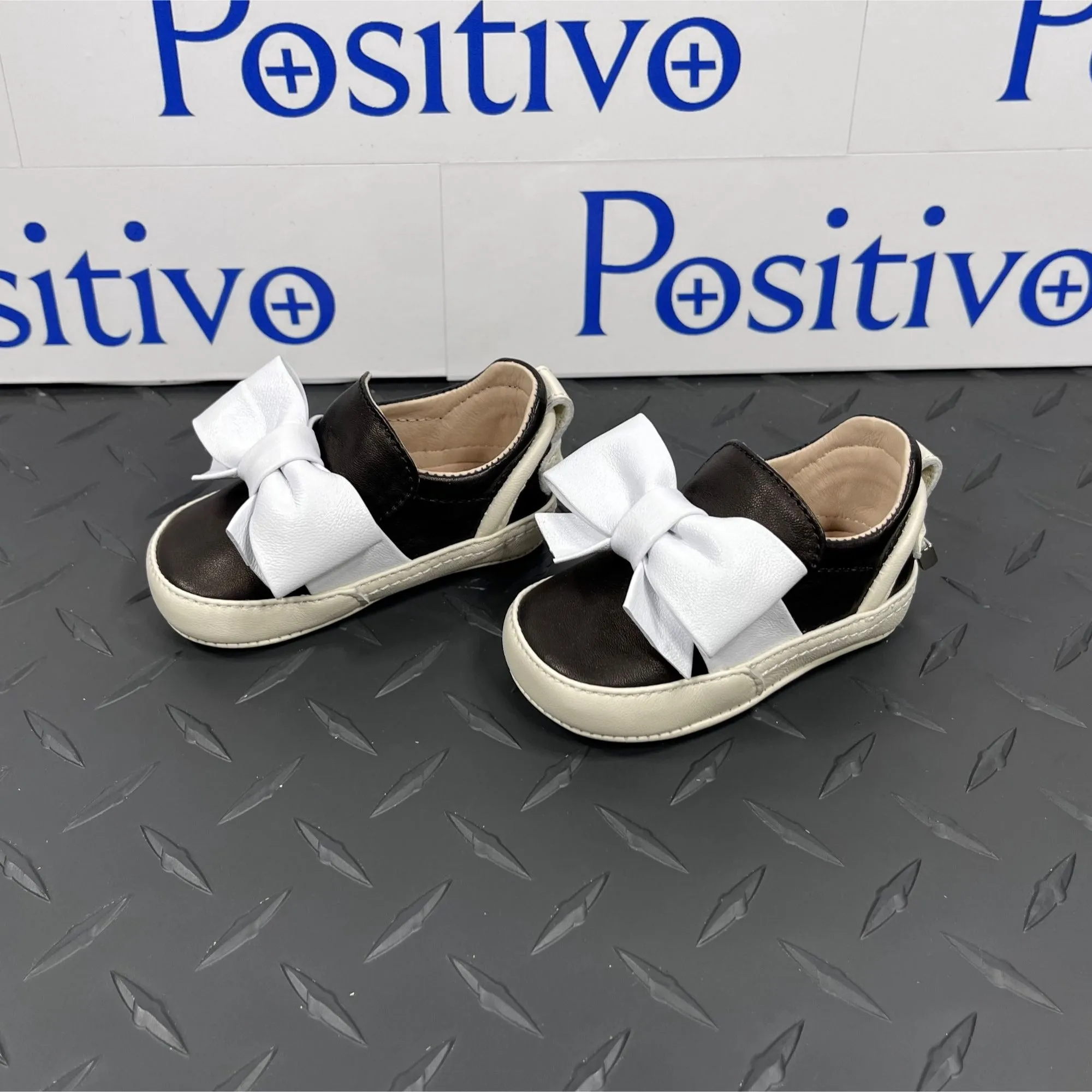 Buscemi 40MM Baby Black Tri Leather Sneakers