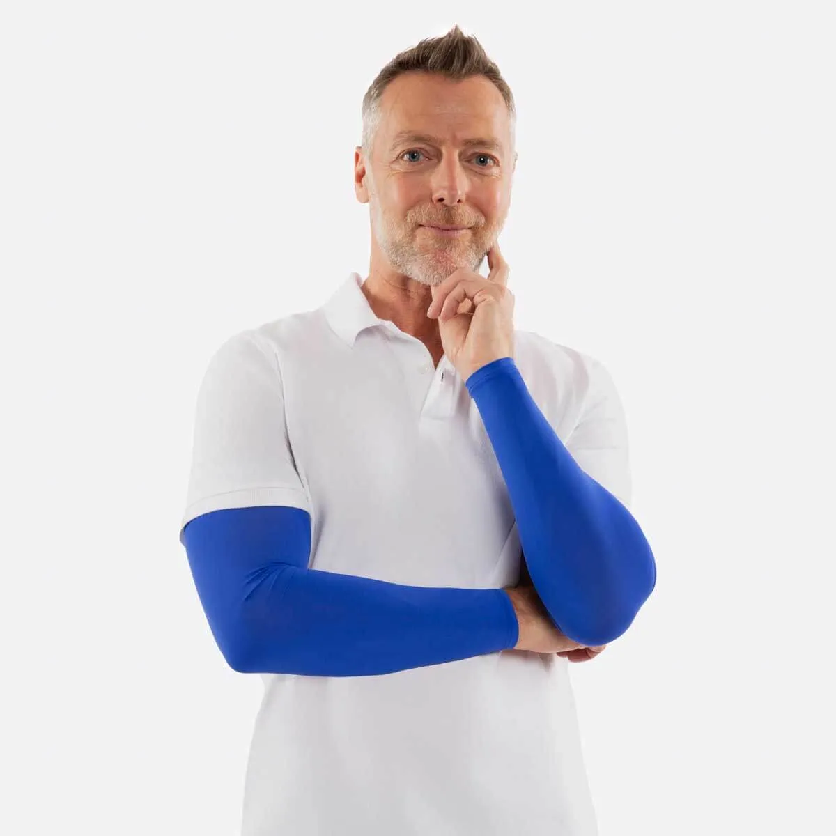 Mid-Blue Arm Sleeves - Adult